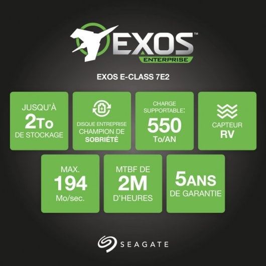 Seagate Exos 7E2 3,5" 2TB SATA 3