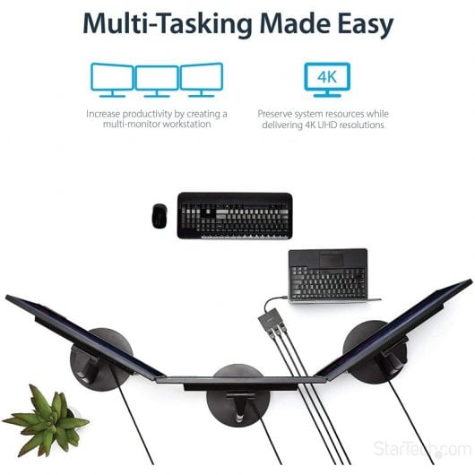 StarTech.com MSTMDP123DP Videosplitter