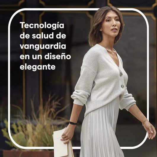 Fitbit Luxe Pulsera de Actividad Negro/Acero Inoxidable Negro Grafito