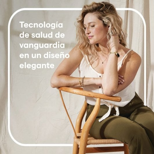 Fitbit Luxe Activity Bracelet Édition Spéciale Gorjana Parker Link Bracelet Or Acier Inoxydable + Bracelet Magnolia