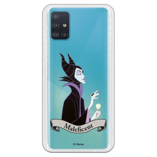 Funda Oficial de Disney Maléfica Silueta Maléfica para Samsung Galaxy A51 5G