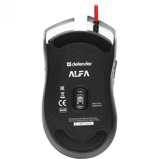 Defender Alfa GM-703L Gaming-Maus 3200DPI Schwarz