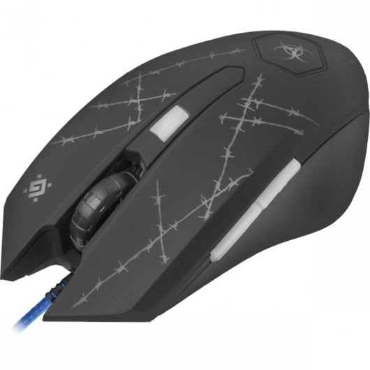 Defender Forced GM-020L 5 Rato Gaming 3200DPI Preto