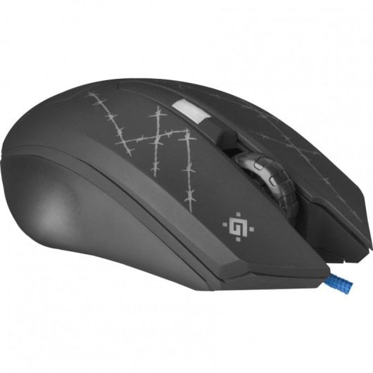 Defender Forced GM-020L 5 Rato Gaming 3200DPI Preto
