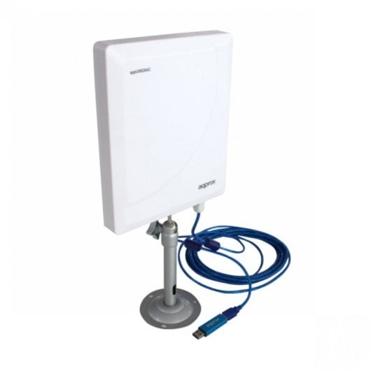 Approx APPUSB26AC Antena WiFi 26 dBi 5GHz + Adaptador USB Inalámbrico 600Mbps