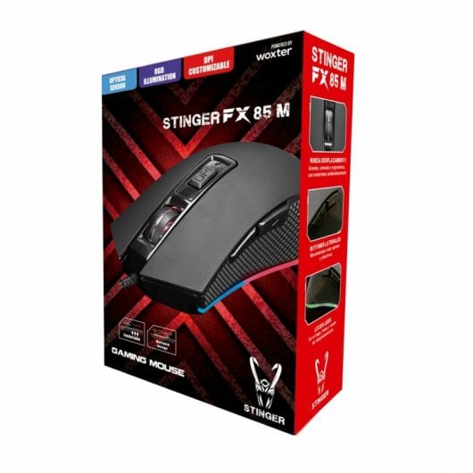 Souris de jeu Woxter Stinger FX 85M 6400 DPI