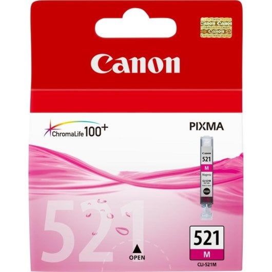 Canon CLI-521M Cartuccia di Inchiostro Magenta Originale per Pixma MP540/IP3600/MX860