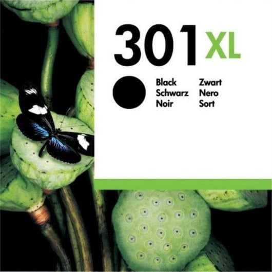 Tintenpatrone HP 301XL Schwarz Original XL Pigmenttinte 8 ml 430 Seiten