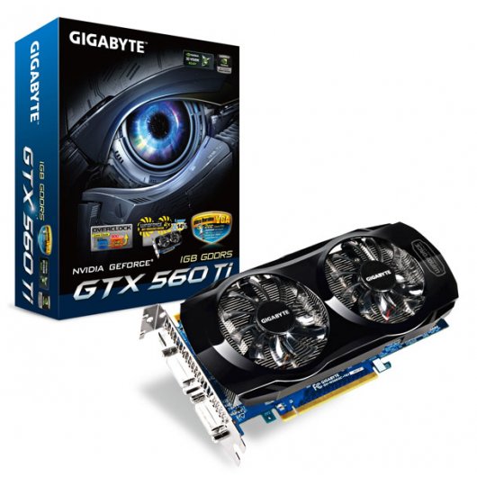 Gigabyte GeForce GTX 560 Ti OC 1024MB GDDR5