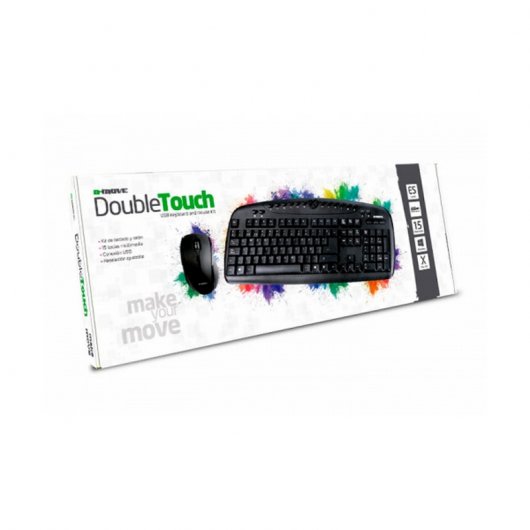 B-Move Double Touch Kit Teclado + Rato USB