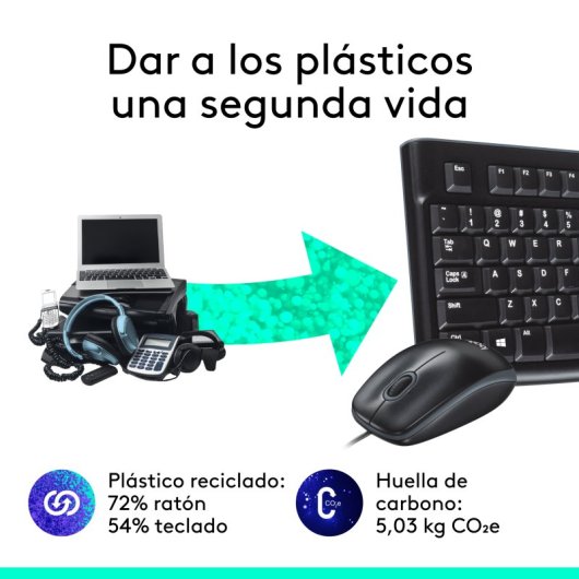 Logitech Desktop MK120 Combo Teclado y Ratón