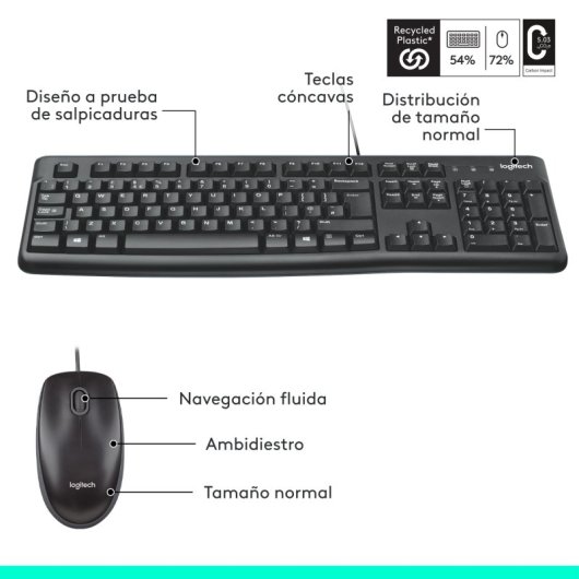 Logitech Desktop MK120 Combo Teclado y Ratón