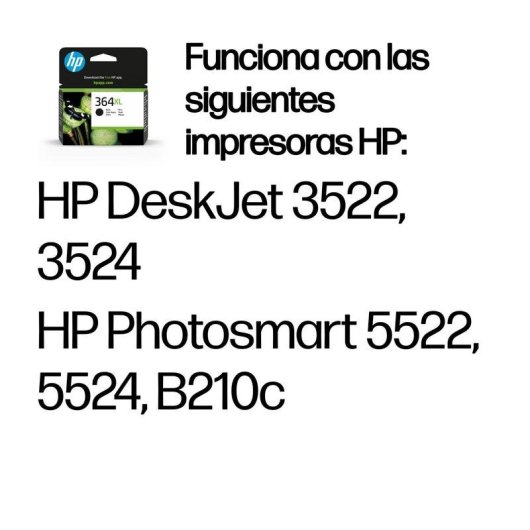 Cartucho de tinta original HP 364XL Alta Capacidad Negro