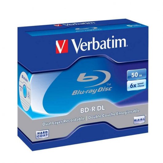Verbatim Blu-Ray Disc Doble Capa 50GB 6x 5 Pack Jewel Case |PcComponentes
