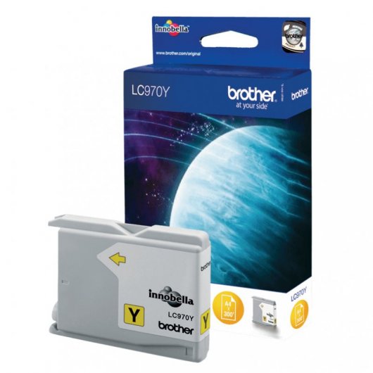Cartuccia d'inchiostro giallo originale Brother LC970Y