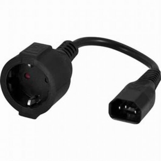 Eonvic IEC 320 C14 Male To 3 X Y Splitter C13 Female Power Cable 1ft
