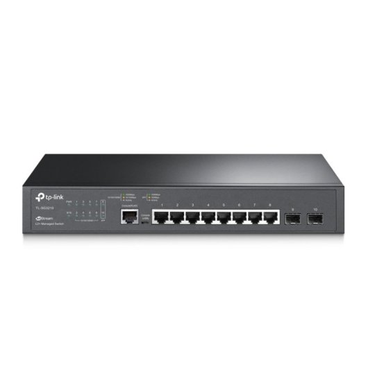 Switch gerenciado TP-Link TL-SG3210 8 portas Gigabit L2 Lite JetStream com 2 slots SFP