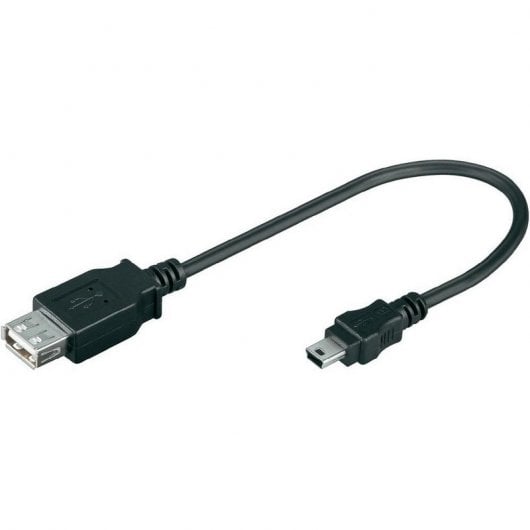 Digitus Cable USB 2.0 a Mini USB M/M 3m Negro