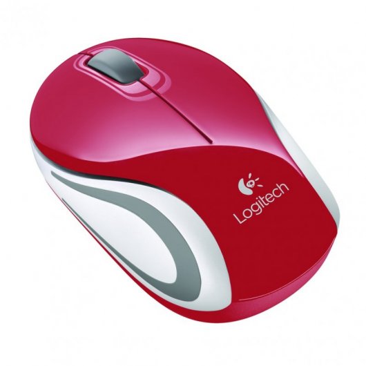 Logitech M187 mouse Ambidestro RF Wireless Ottico 1000 DPI Rosso