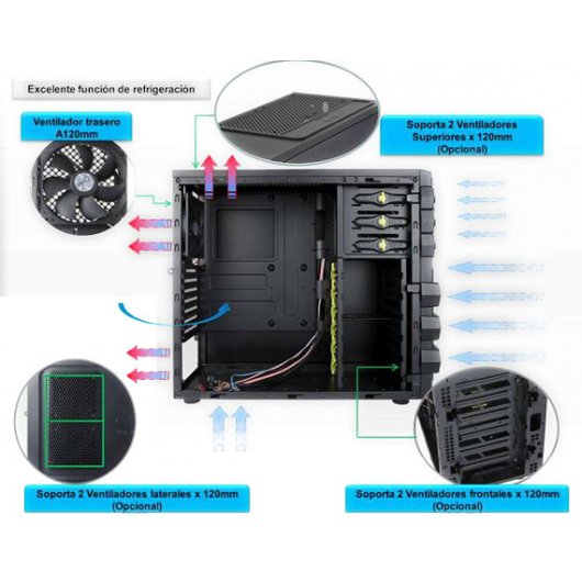 In Win Mana 134 Negra