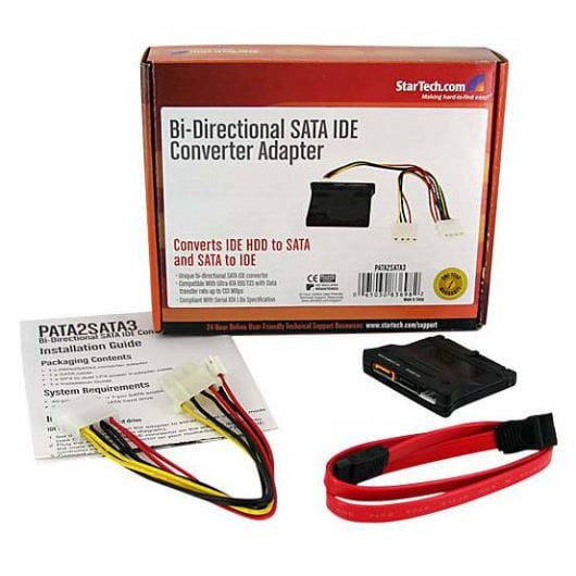 Startech Adaptador Conversor Bidireccional SATA/IDE