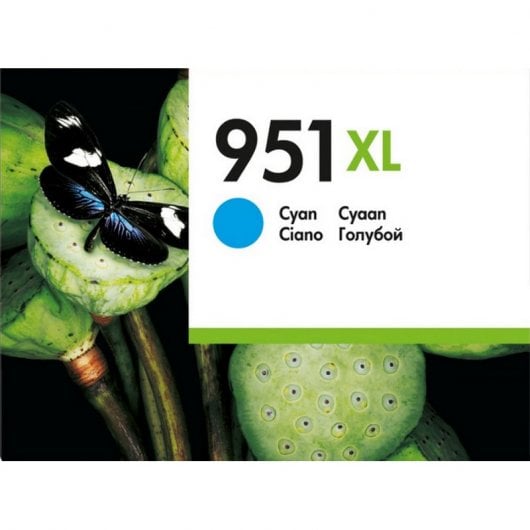 HP 951XL Cartucho Tinta Alta Capacidad Orignal Cian