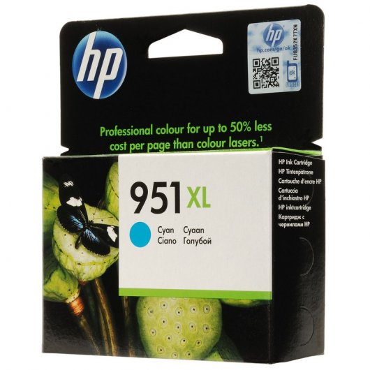 HP 951XL Cartucho Tinta Alta Capacidad Orignal Cian