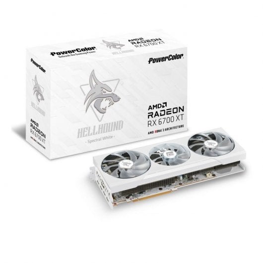 PowerColor Hellhound Spectral White AMD Radeon RX 6700 XT 12GB GDDR6