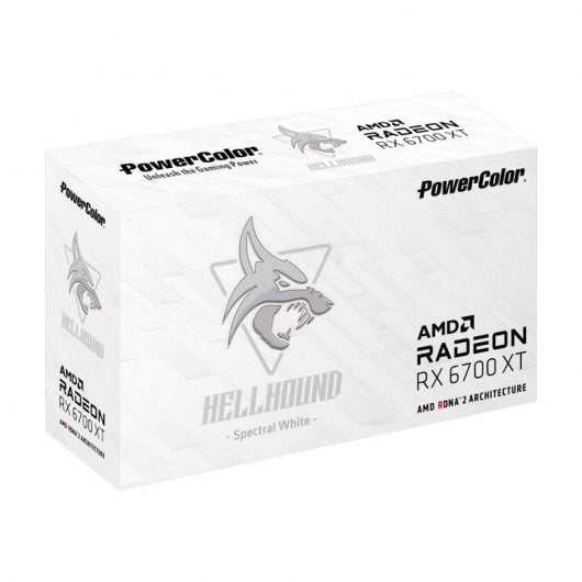 PowerColor Hellhound Spectral White AMD Radeon RX 6700 XT 12GB GDDR6