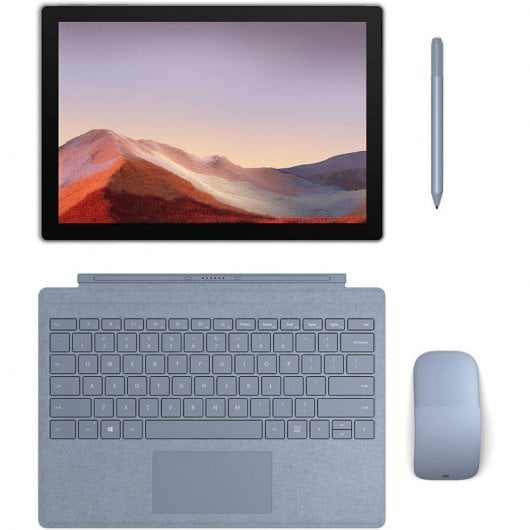 Microsoft Signature Funda con Teclado Azul para Surface Pro