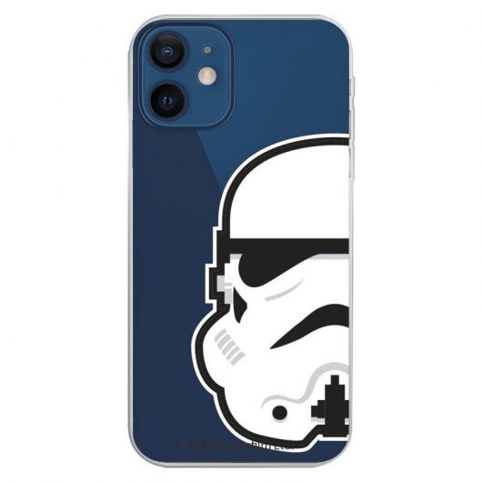 Funda Oficial de Star Wars Stormtrooper Silueta Transparente Star Wars para iPhone 12