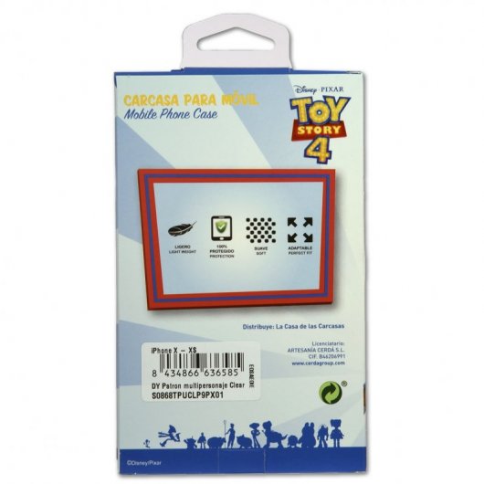 Funda Oficial de Disney Buzz Lightyear Silueta Transparente Toy Story para iPhone 12