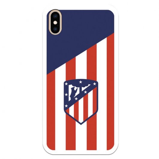 Funda del Atleti Escudo Fondo Atlético Licencia Oficial Atlético de Madrid para iPhone XS Max