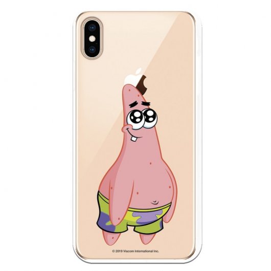 Funda Oficial de Nickelodeon Patricio Sonriendo Bob Esponja para iPhone XS Max