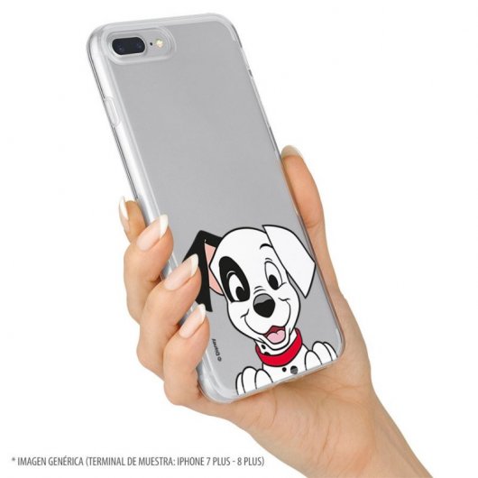 Funda Oficial de Disney Cachorro Sonrisa 101 Dálmatas para iPhone XS Max