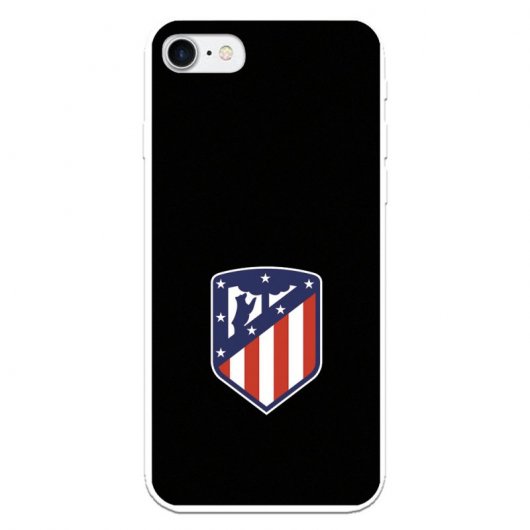 Funda del Atleti Escudo Fondo Negro Licencia Oficial Atlético de Madrid para iPhone 8