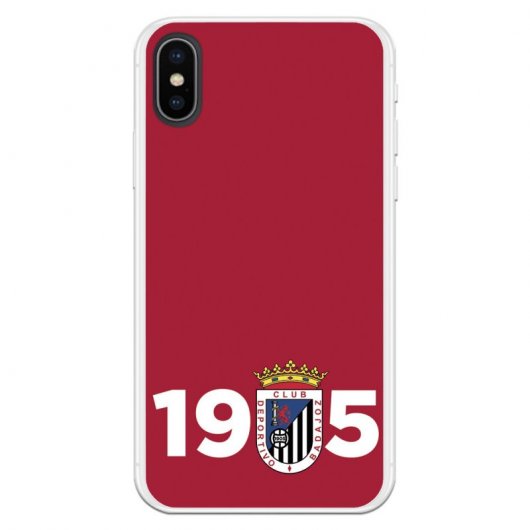 Funda del Badajoz 1905 Fondo Rojo Licencia Oficial Club Deportivo Badajoz para iPhone XS