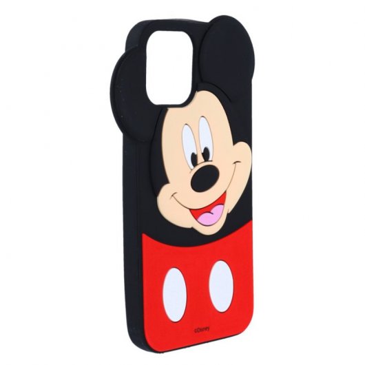 Funda Oficial de Disney Mickey Silicona 3D Flexible Clásicos Disney para iPhone 12
