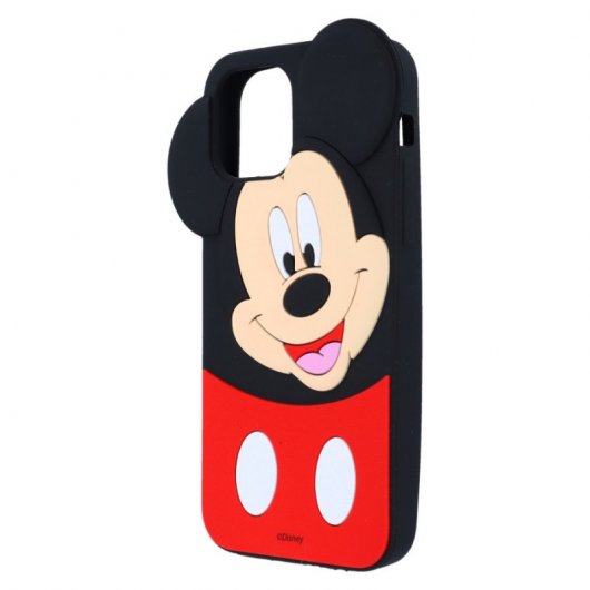 Funda Colgante Transparente Oficial de Disney Mickey y Minnie Beso Clásicos Disney para iPhone 12
