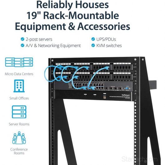 StarTech 2POSTRACK16 Rack Abierto 16U