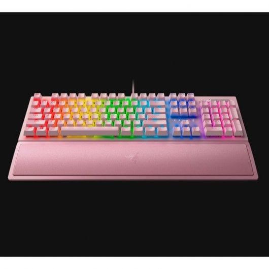 Tastiera da gioco Razer BlackWidow V3 USA Green Switch quarzo rosa