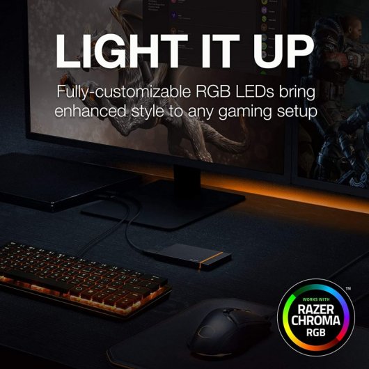 Seagate FireCuda Gaming SSD 500GB USB-C Negro