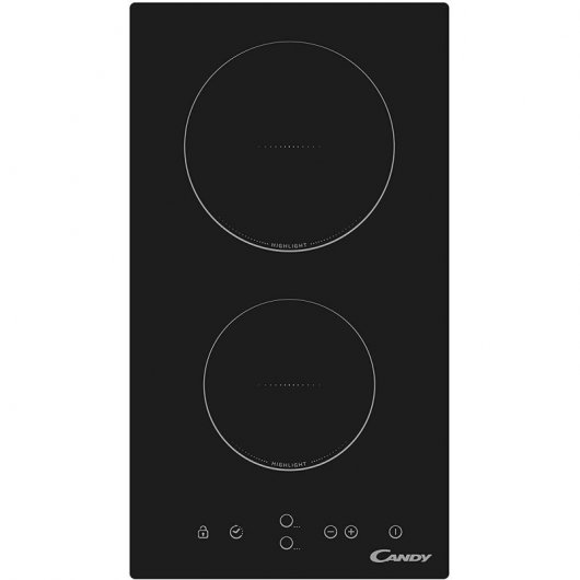 Candy CDHC 30  Placa Vitrocerámica 2 Zonas 30cm Negra