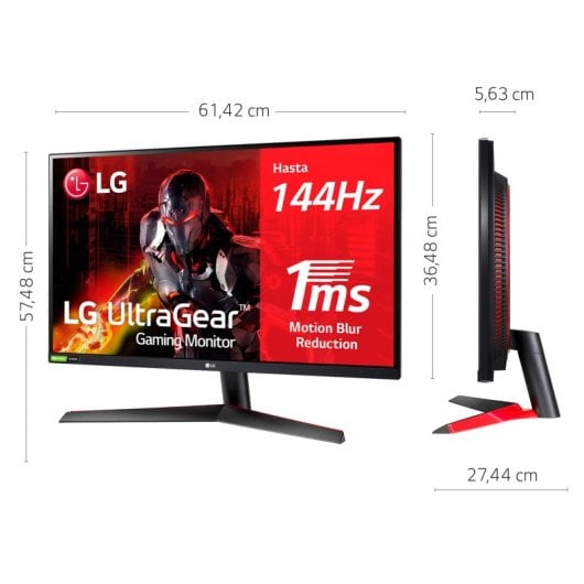 LG UltraGear 27GN800-B 27" LED IPS QuadHD 144Hz FreeSync Premium