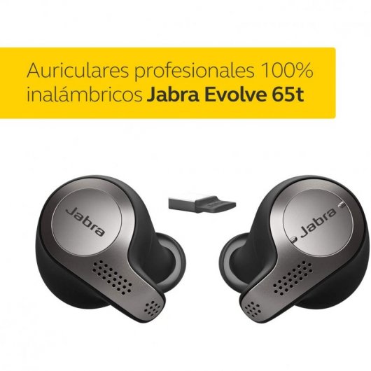 Jabra Evolve 65t Auriculares Bluetooth Negros
