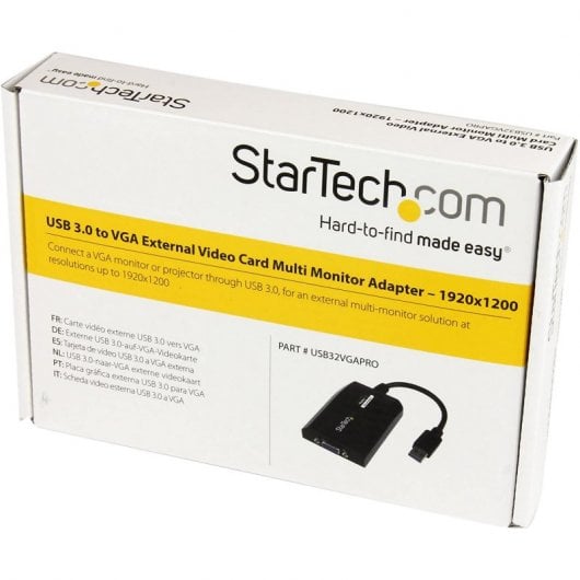 StarTech.com Adattatore scheda USB 3.0 a VGA per Mac e PC – 1920x1200/1080p