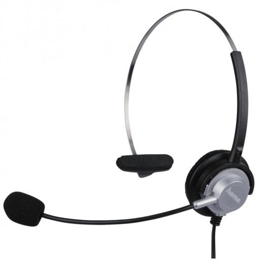 Hama Headset Mono Auricular Negro/Plata