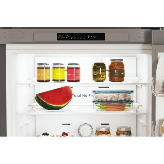 Indesit INFC9 TI22X Frigorífico Combinado E Aço Inoxidável