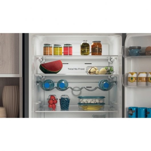 Indesit INFC9 TI22X Frigorífico Combinado E Aço Inoxidável