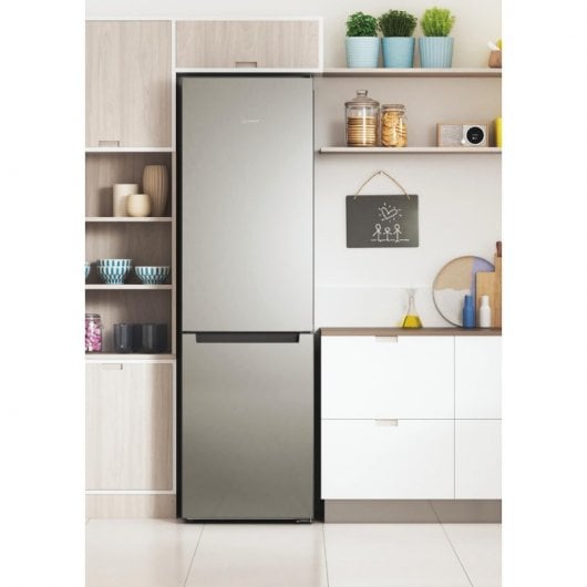 Indesit INFC9 TA23X Frigorífico Combi D Acero Inoxidable